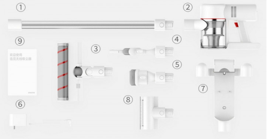 Accessori per aspirapolvere Zealing 2 filtri HEPA per Xiaomi Mijia Dreame V9 V9B per aspirapolvere Domestico Senza Fili 